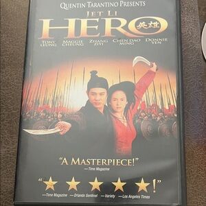 Jet Li Hero DVD